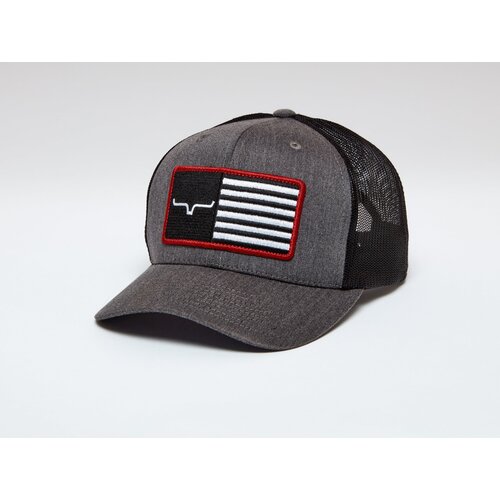 Kimes Ranch American Trucker Hat- Charcoal