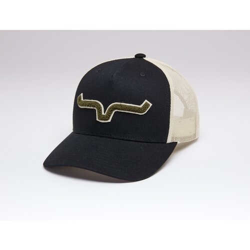 Kimes Ranch Tracker Trucker Hat- Black