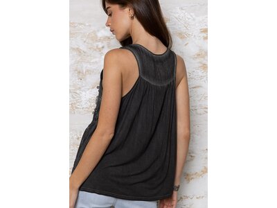 Pol Floral Embroidered V-Neck Top