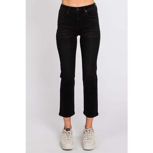 Petra153 Petite Black Slim Straight Jean