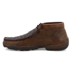 Twisted X Chukka Driving Moc- Brown/Ostrich- MDM0087