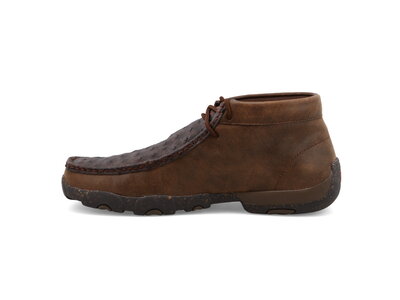 Twisted X Chukka Driving Moc- Brown/Ostrich- MDM0087
