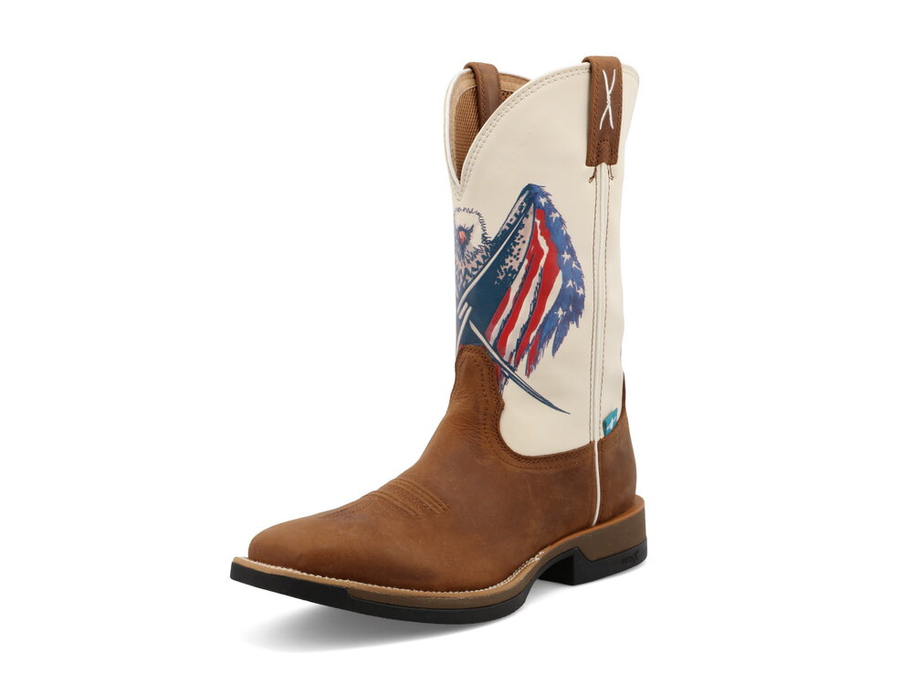 Twisted X Tech X- Pecan/Patriotic- MXWW002