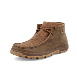 Twisted X Chukka Driving Moc- WovenBrown/Bomber- MXC0013