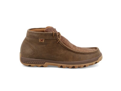 Twisted X Chukka Driving Moc- WovenBrown/Bomber- MXC0013