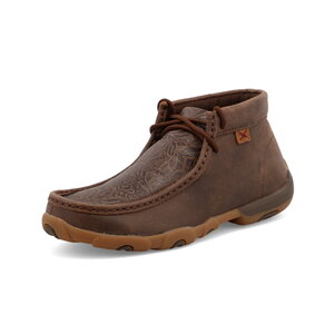 Twisted X Chukka Driving Moc- BrownHandtooled- WDM0079