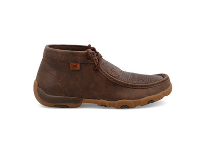 Twisted X Chukka Driving Moc- BrownHandtooled- WDM0079