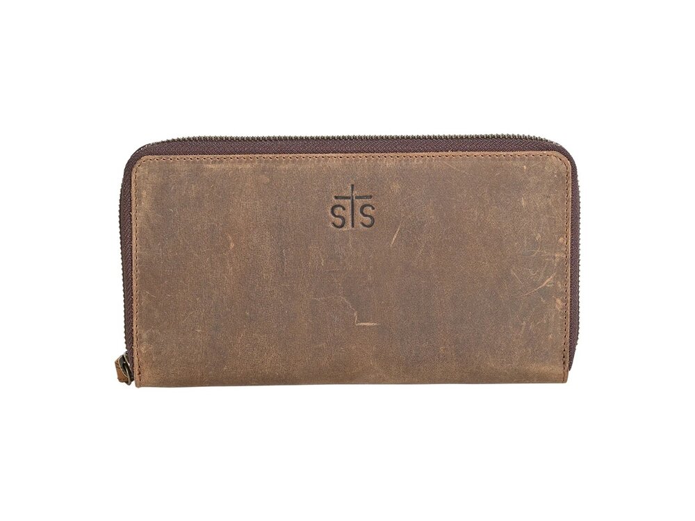 STS Ranchwear Cowhide Bentley Wallet Tornado