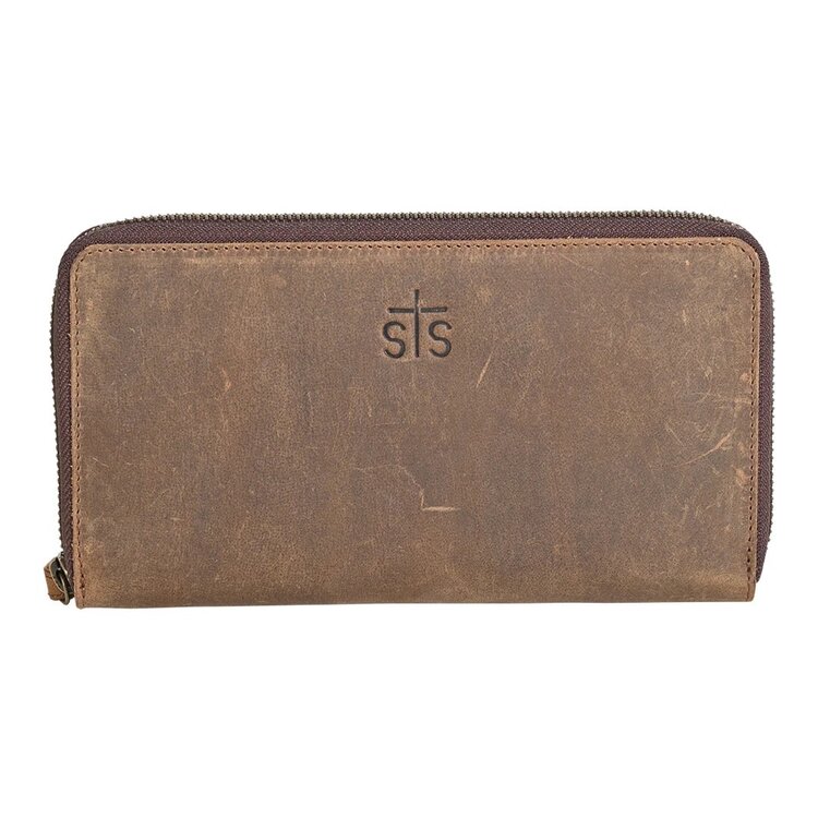 STS Ranchwear Cowhide Bentley Wallet Tornado