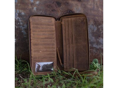 STS Ranchwear Cowhide Bentley Wallet Tornado