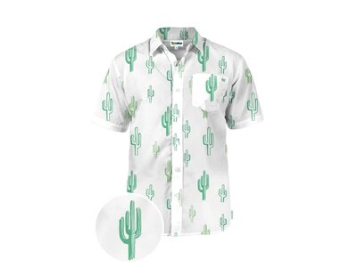 Tipsy Elves Cali Cactus Hawaiian Shirt