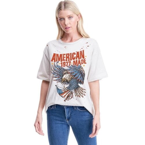 American Made Distressed Tee