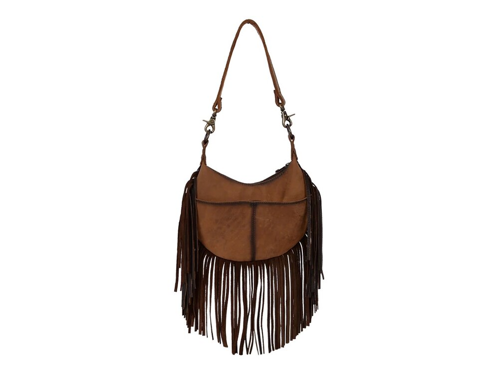 STS Ranchwear Cowhide Nellie Fringe Bag