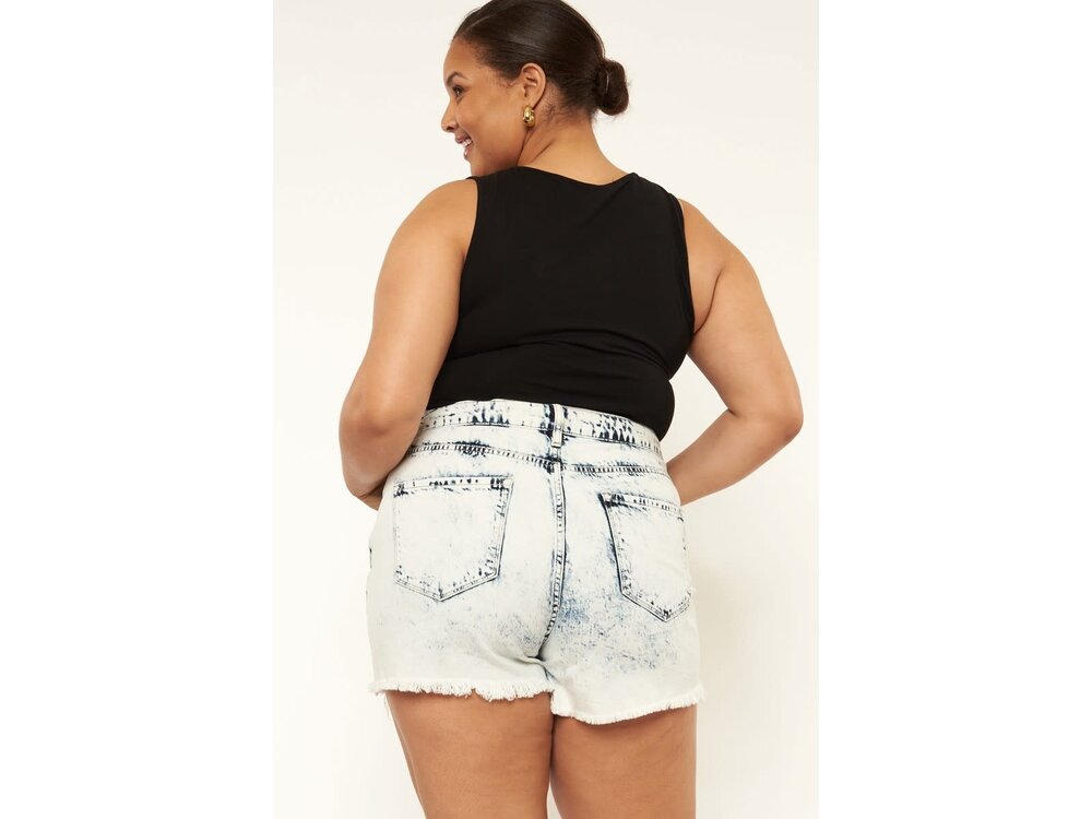 KanCan AcidWash Short- Plus- KC9145AC-P