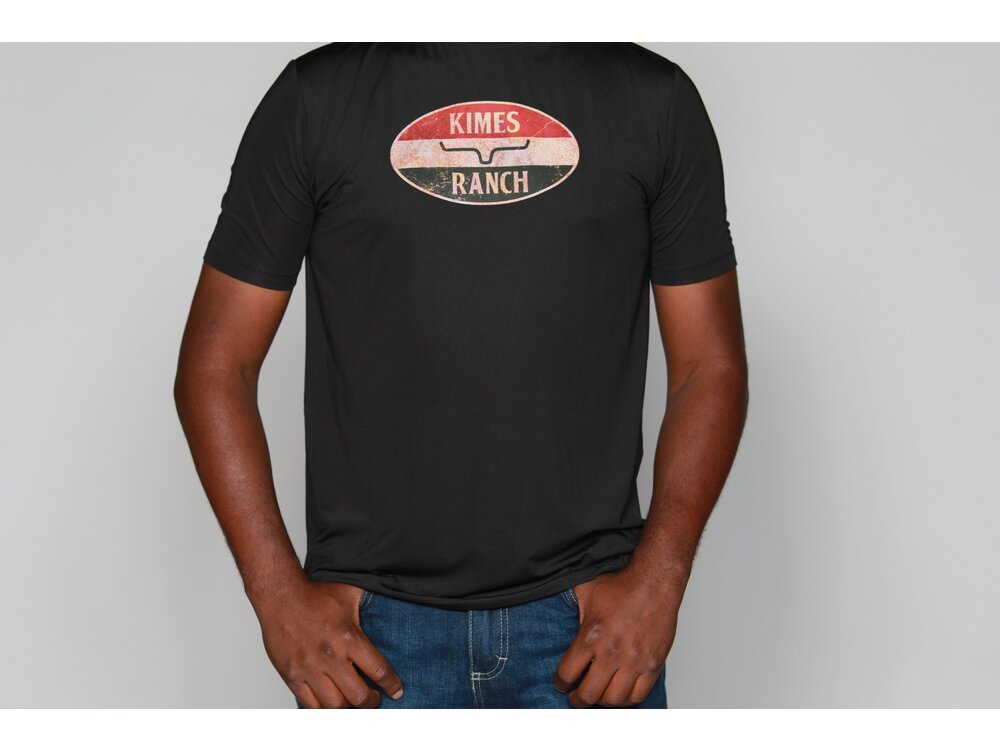 Kimes Ranch American Standard Tech Tee- Black