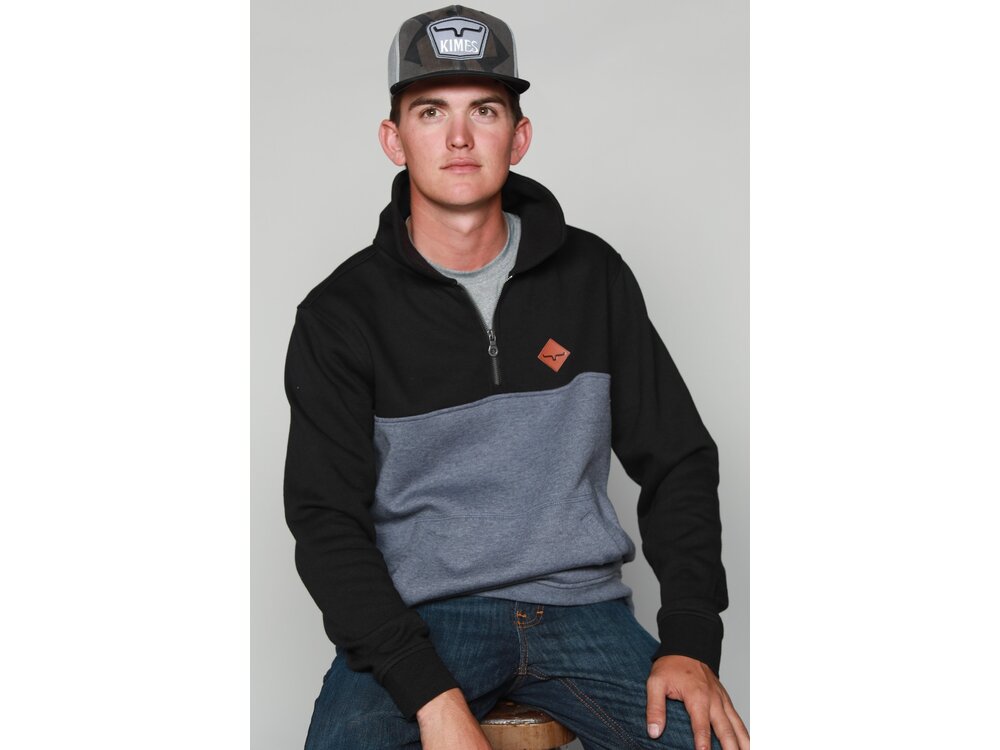 Kimes Ranch Diamond Head Sweatshirt- Black/Blue-