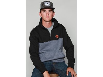 Kimes Ranch Diamond Head Sweatshirt- Black/Blue-