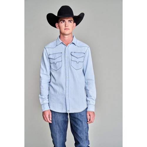 Kimes Ranch Grimes Dress Shirt- Indigo-