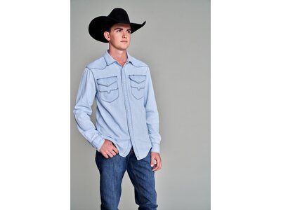 Kimes Ranch Grimes Dress Shirt- Indigo-