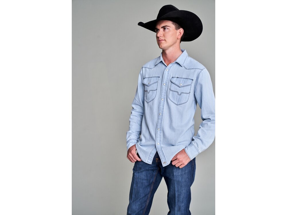 Kimes Ranch Grimes Dress Shirt- Indigo-