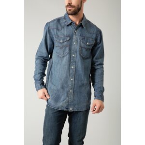 Kimes Ranch Grimes Dress Shirt- Dark Indigo-