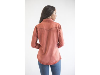 Kimes Ranch Kaycee Denim Top- Rustic Red-