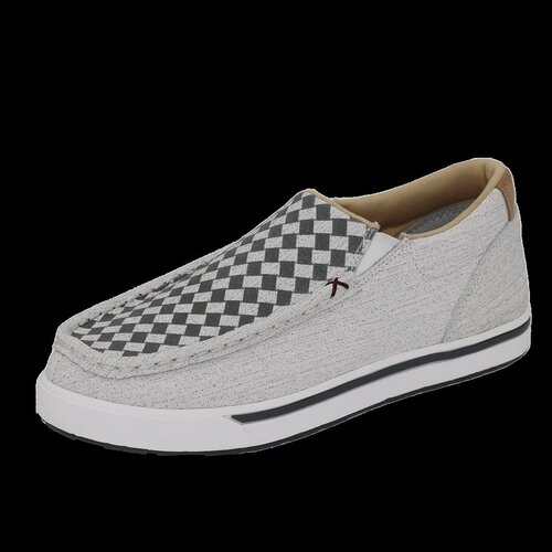 Twisted X Youth Kick- White Checkered - YCA0022