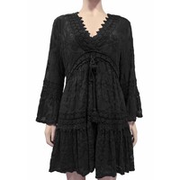 Athena Lace Dress- Black