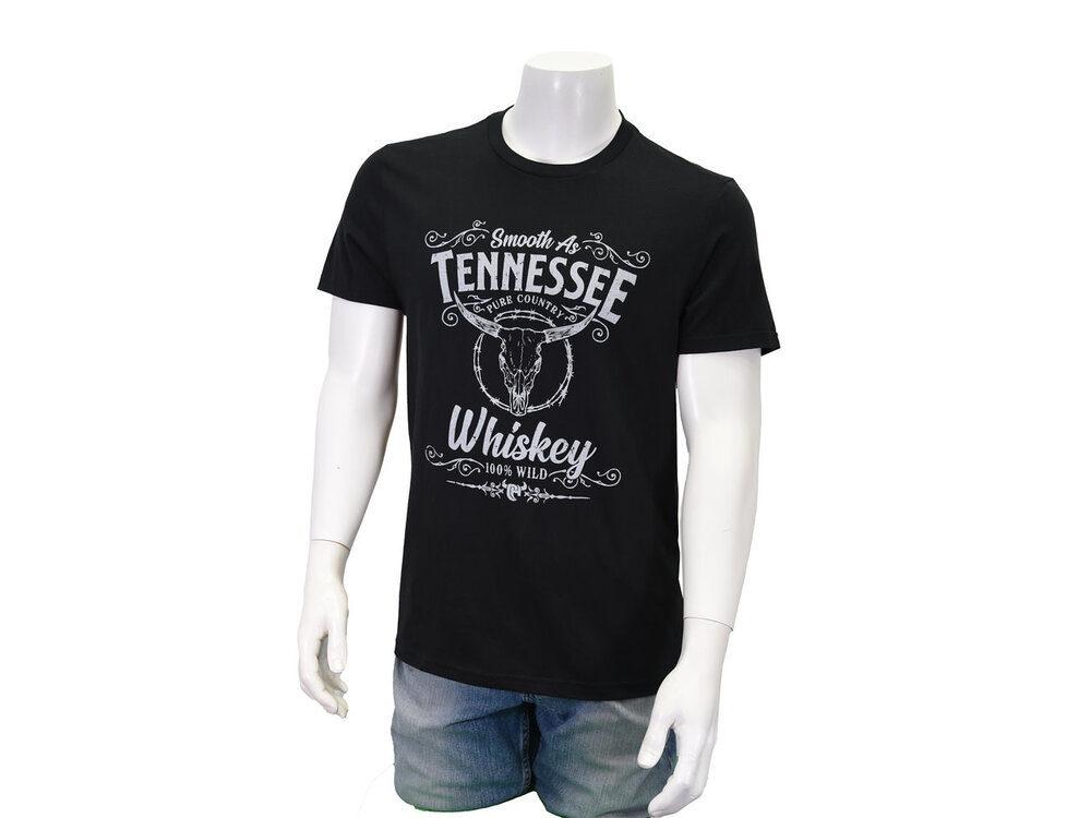 Cowboy Hardware Tennessee Whiskey Tee- Black-