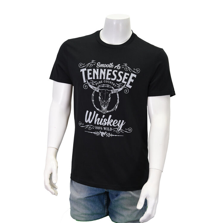 Cowboy Hardware Tennessee Whiskey Tee- Black-
