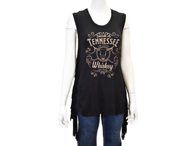 Cowgirl Hardware Tennessee Whiskey Fringe Tank
