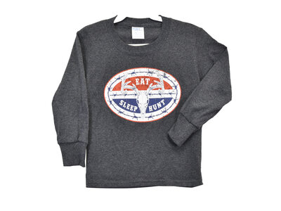 Cowboy Hardware Youth- Eat Sleep Hunt Long Sleeve-