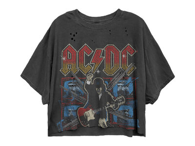 ACDC Vintage BlowUp Oversized Crop