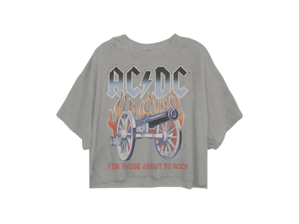 ACDC Salute You 1982 Oversize Crop-