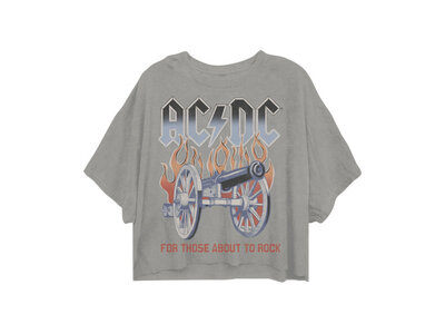 ACDC Salute You 1982 Oversize Crop-