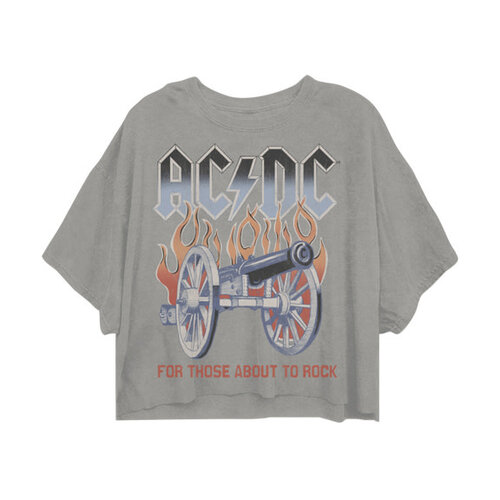 ACDC Salute You 1982 Oversize Crop-