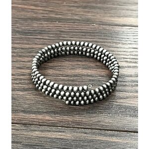 Isac Trading Small Bead Wrap Navajo Pearl Bracelet