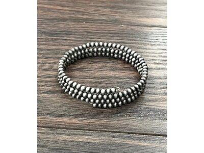 Isac Trading Small Bead Wrap Navajo Pearl Bracelet