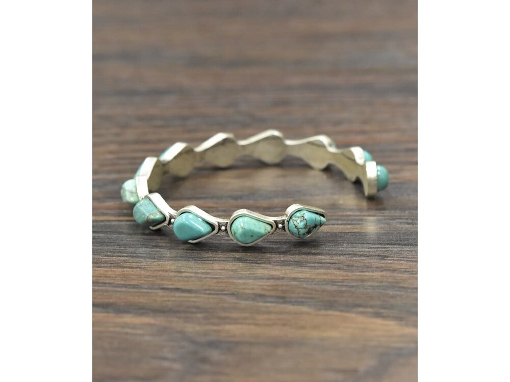 Isac Trading Turquoise Cuff Bracelet- 710985