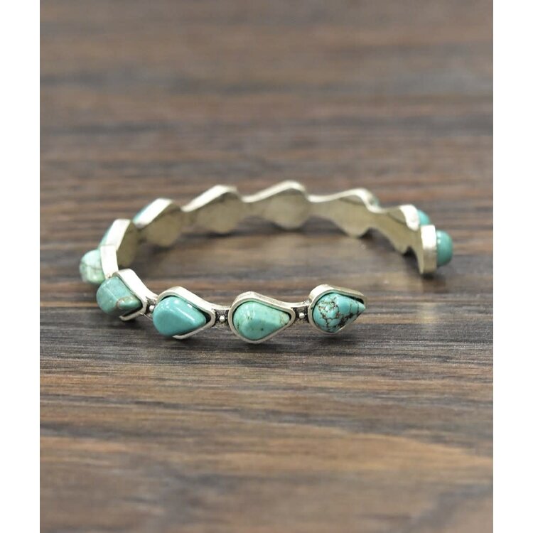 Isac Trading Turquoise Cuff Bracelet- 710985