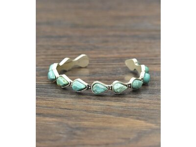 Isac Trading Turquoise Cuff Bracelet- 710985