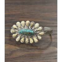 Turquoise Cuff Bracelet- 711034