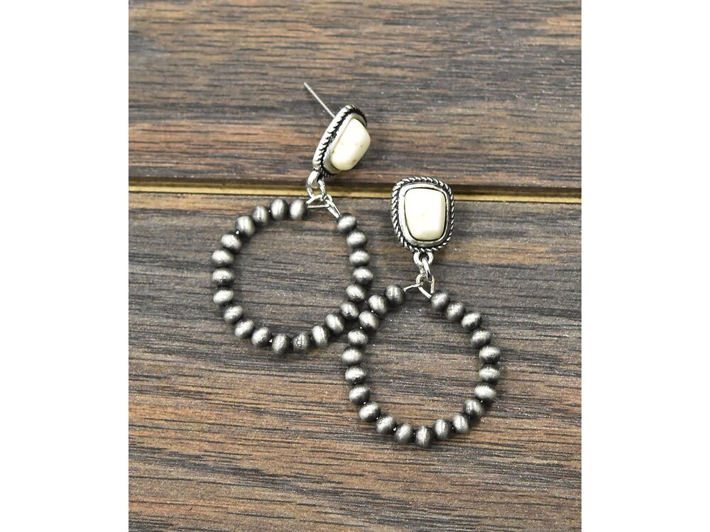 Isac Trading Navajo Pearl Earring- 721305
