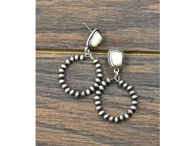 Isac Trading Navajo Pearl Earring- 721305