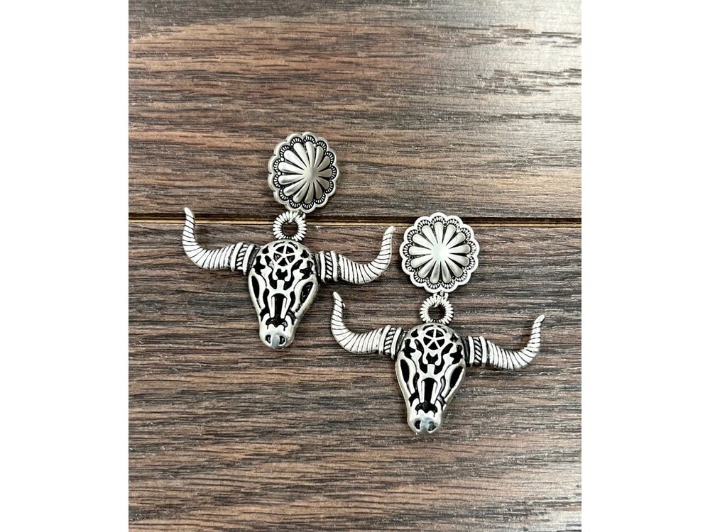 Isac Trading Longhorn Earrings- 724345