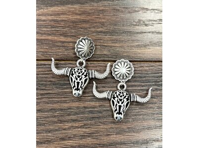 Isac Trading Longhorn Earrings- 724345