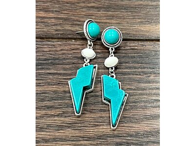 Isac Trading Bolt Dangle Earring- 724661