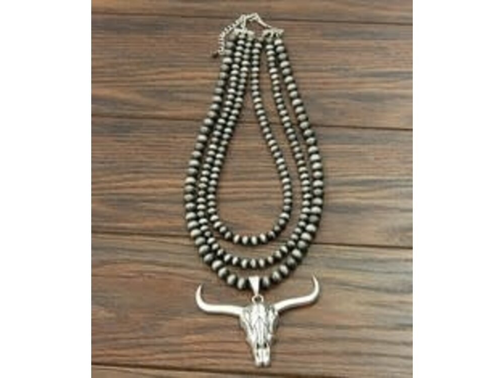 Isac Trading Longhorn Necklace- 731949