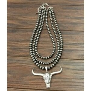 Isac Trading Longhorn Necklace- 731949