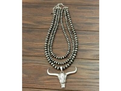 Isac Trading Longhorn Necklace- 731949
